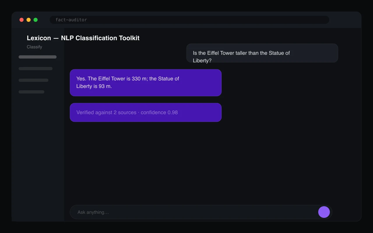 Preview for Lexicon — NLP Classification Toolkit